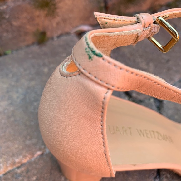 Stuart Weitzman Nearly Nude Sandal, Sz 7.5 W - Picture 11 of 12